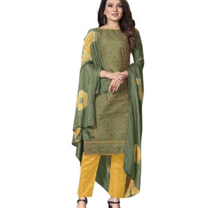 Dark Green Sarong Dress (
