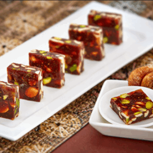 Dry Fruits Rose Petal Barfi